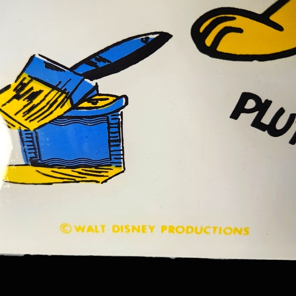 VTG ⭐️ DISNEY Character Square Ceiling Light Cover Shade - Picture 6 of 8